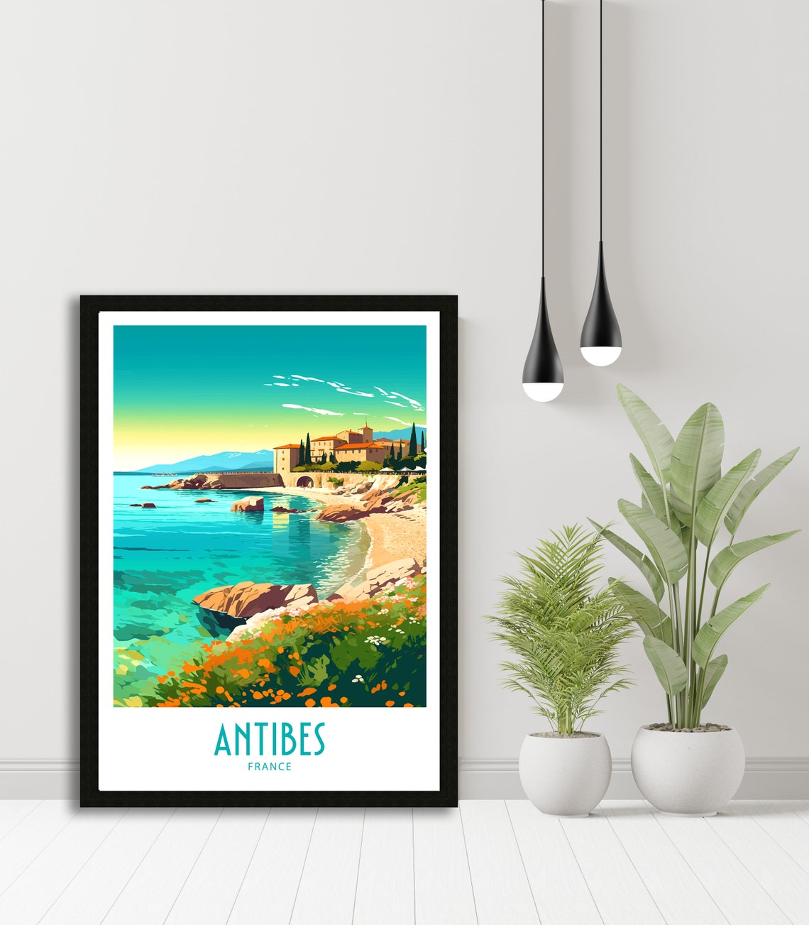 Antibes Travel Print Antibes Poster Home Dcor Antibes France Art Print Antibes France Room Print Antibes France Wall Decor Antibes Gifts - Image 5