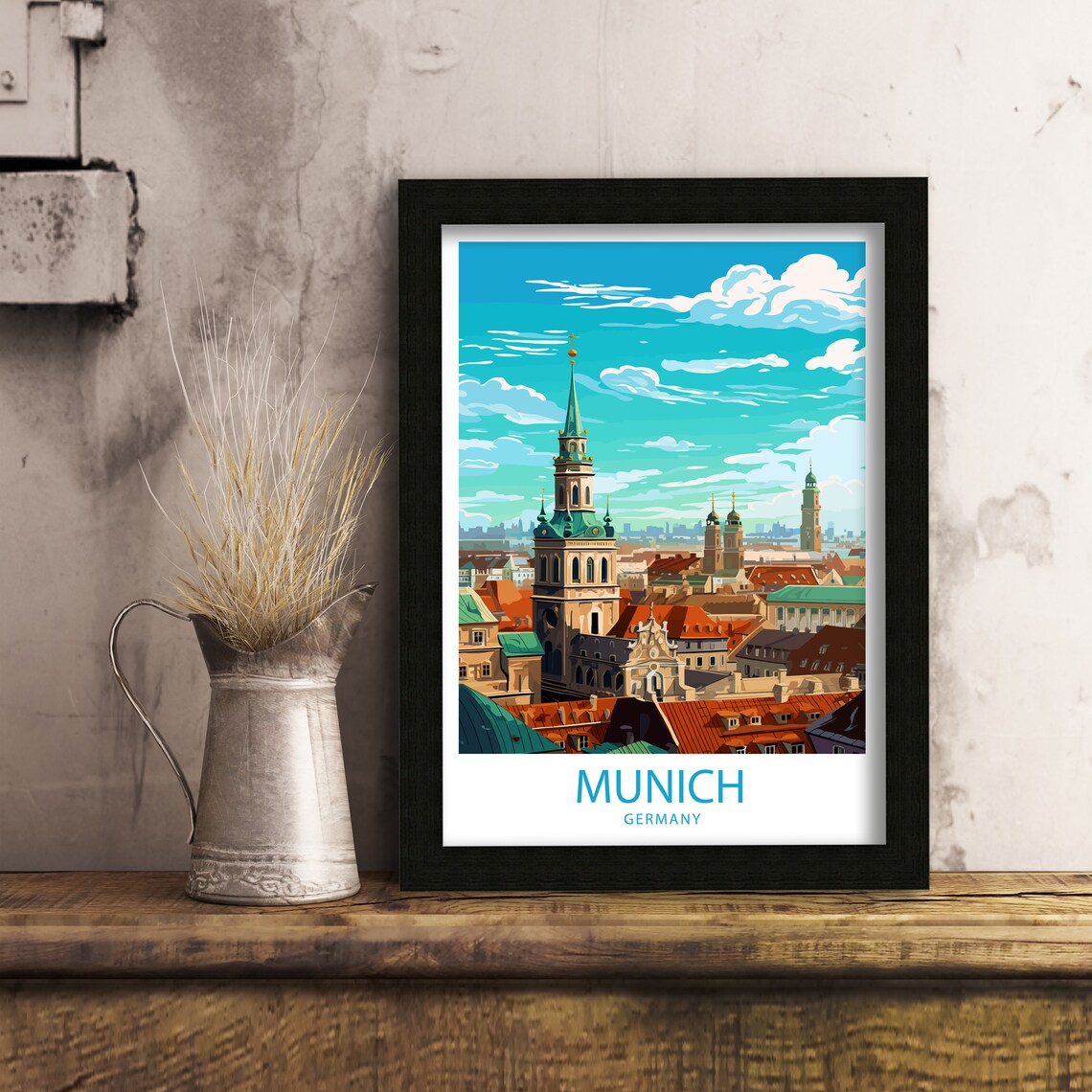 Munich Germany Travel Poster - Image 6