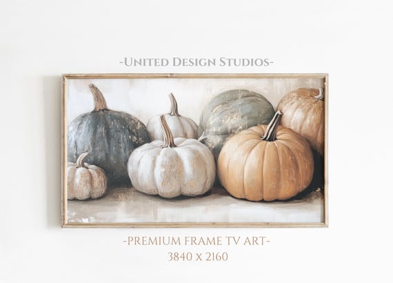 Fall Autumn Light Pumpkin Halloween Art Print