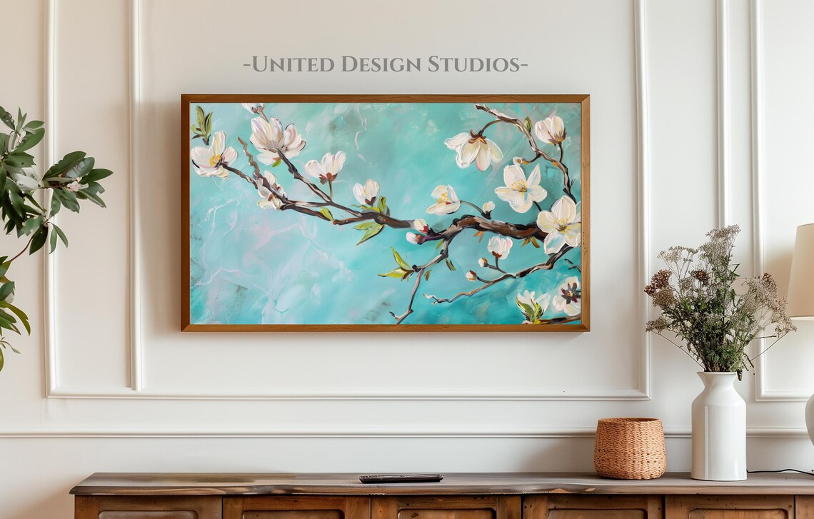 Almond Tree Abstract Art Print, Nature Wall Decor - Image 4