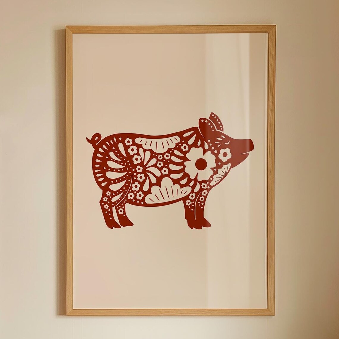 Year Of The Pig Chinese Zodiac Art Print