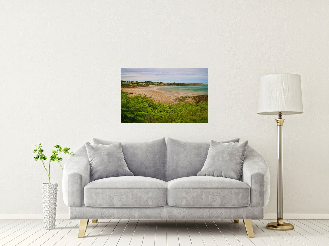 Traeth Bychan Beach, Anglesey Wales Art Print - Image 2