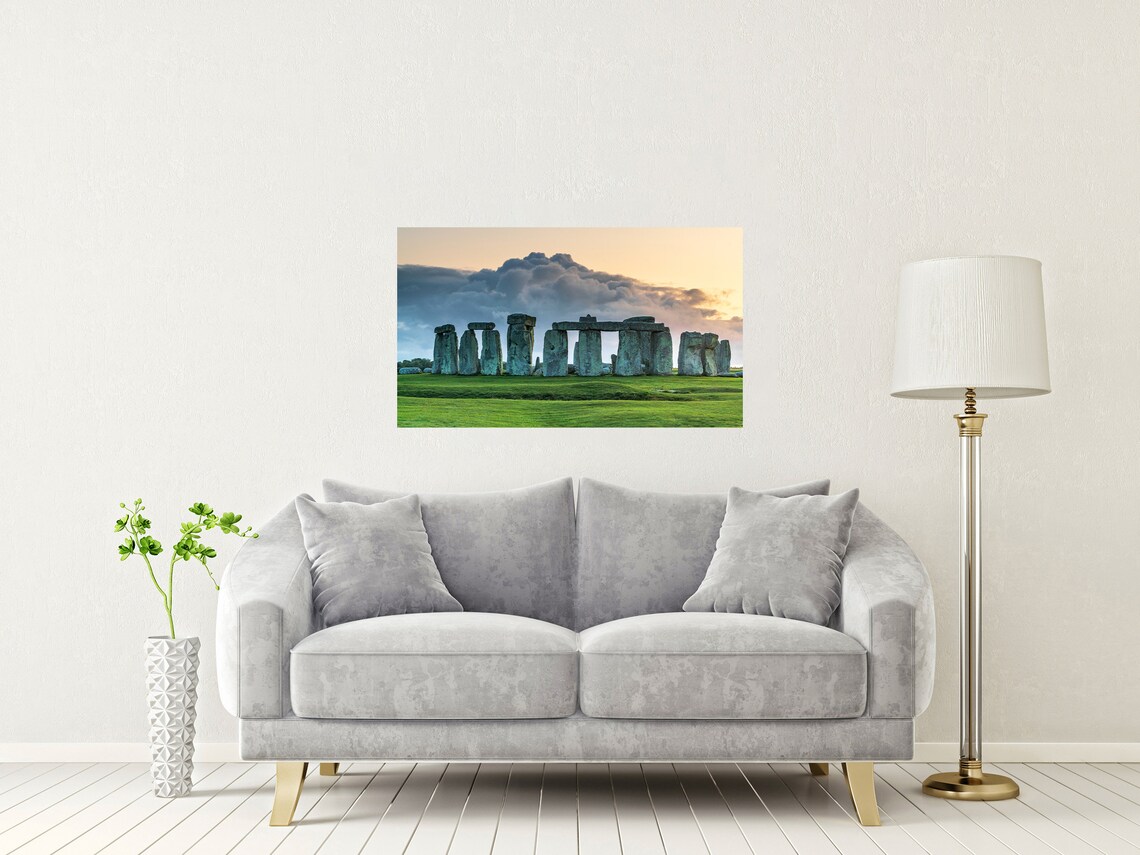 Stonehenge Salisbury Wiltshire Travel Poster - Image 2
