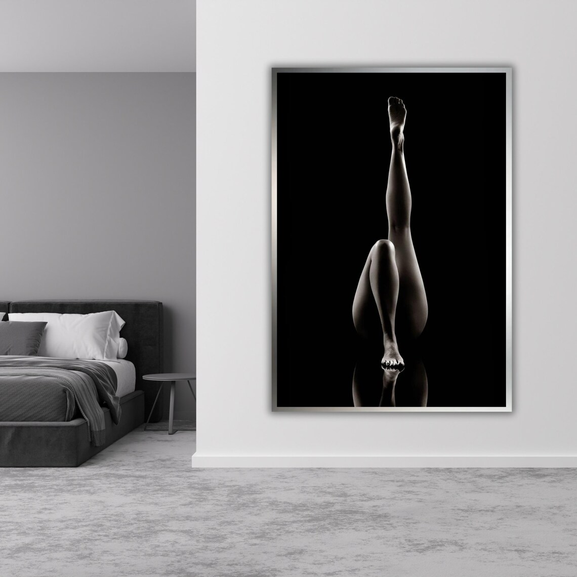 Sensuous Allure Abstract Contemporary Art Print - Image 3