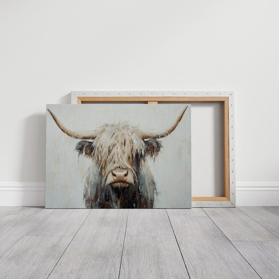 Highland Cow Living Room Wall Art Print - Image 7