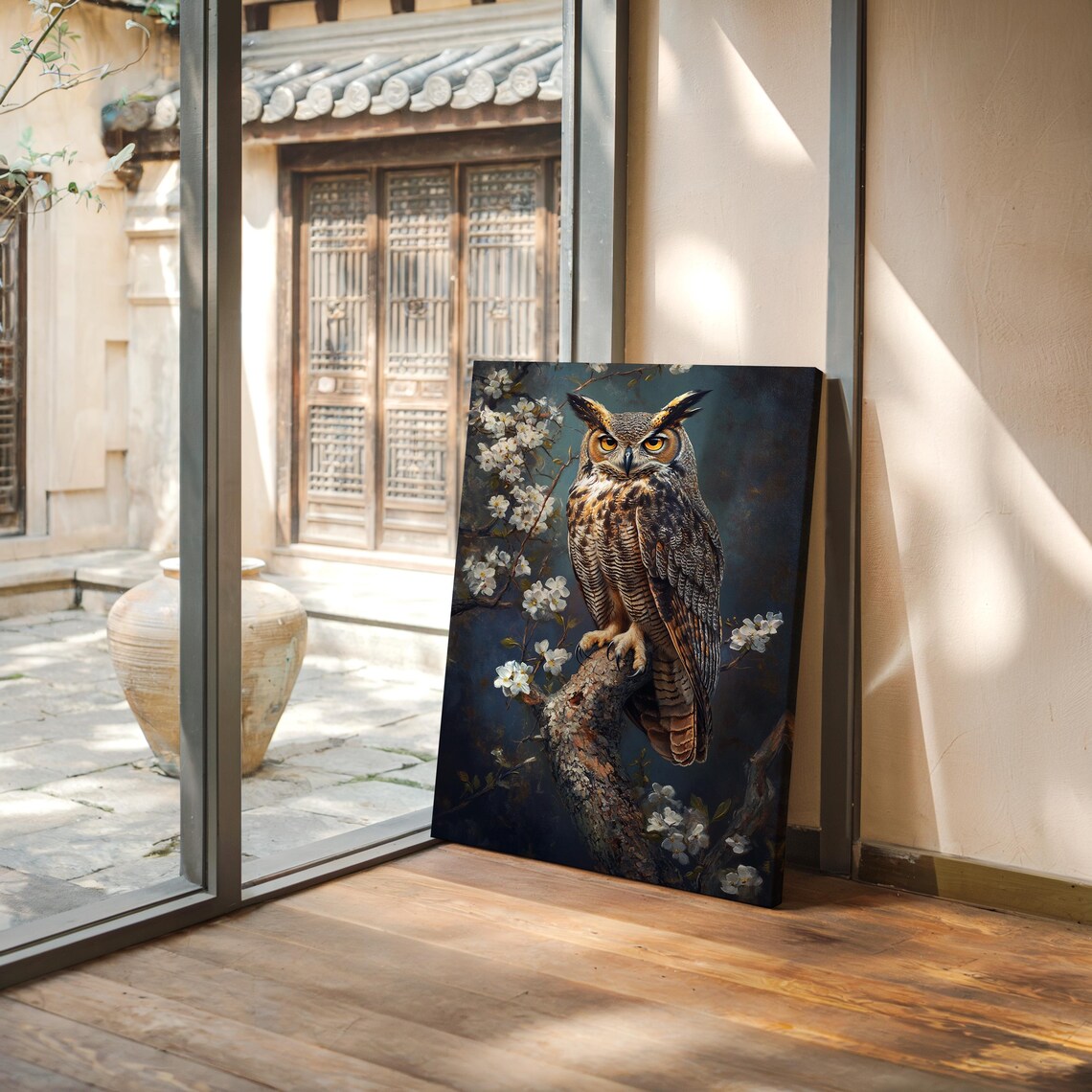 Great Horned Owl, Nature Inspired Decor Art Print - Image 5