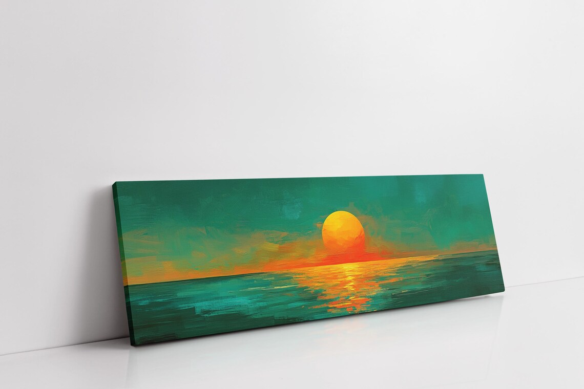 Modern Ocean Landscape, Coastal Wall Art Print - Image 7