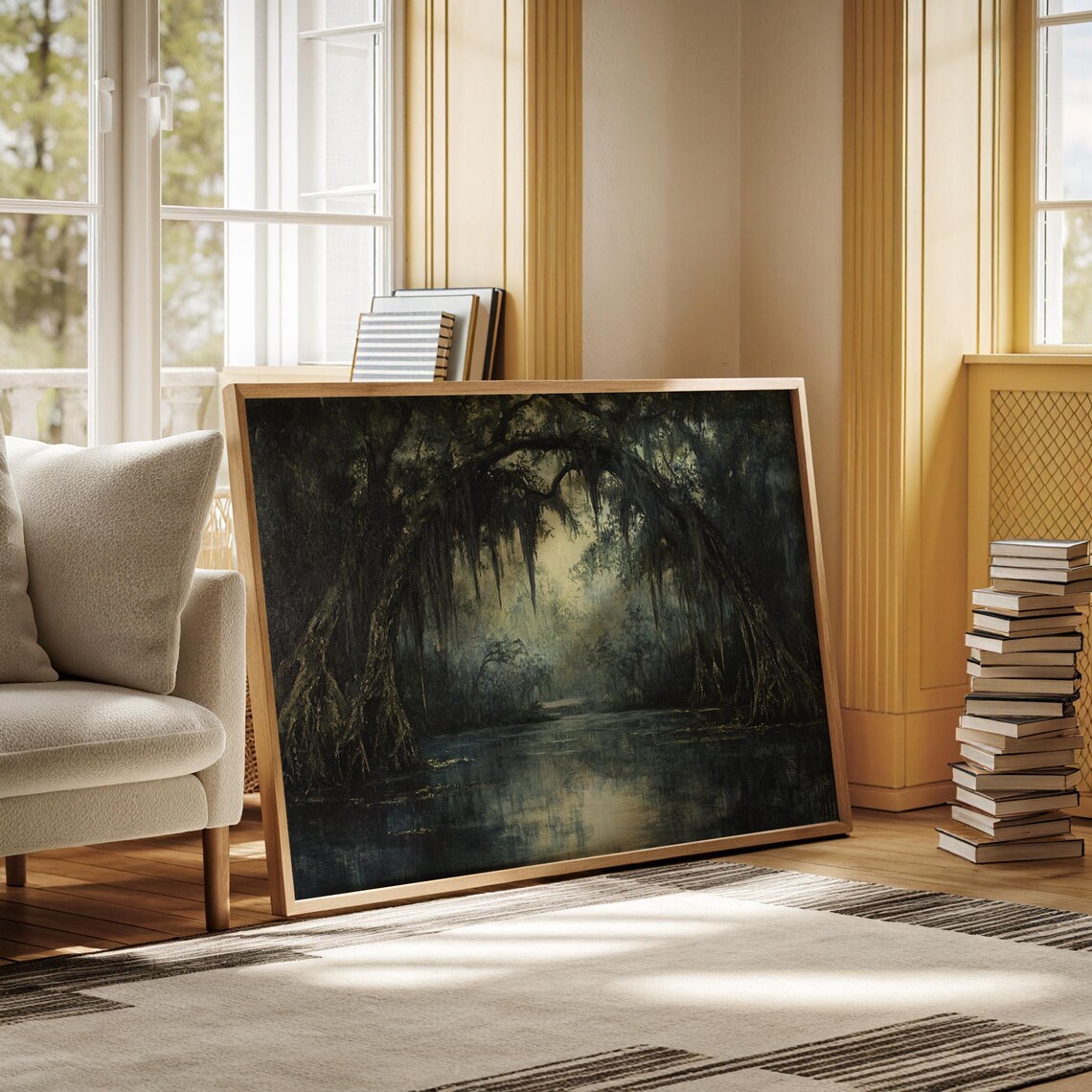 Enchanted Swamp, Mystical Forest Landscape - Image 6