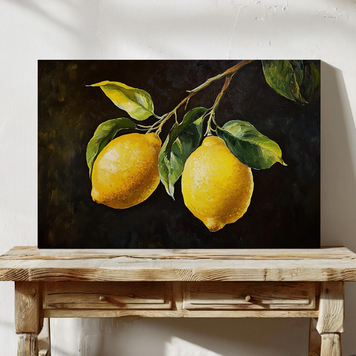 Vintage Lemon Art Rustic Kitchen Decor Citrus Fruit Wall Art Print Farmhouse Dining Room Poster Mediterranean Style - Image 5