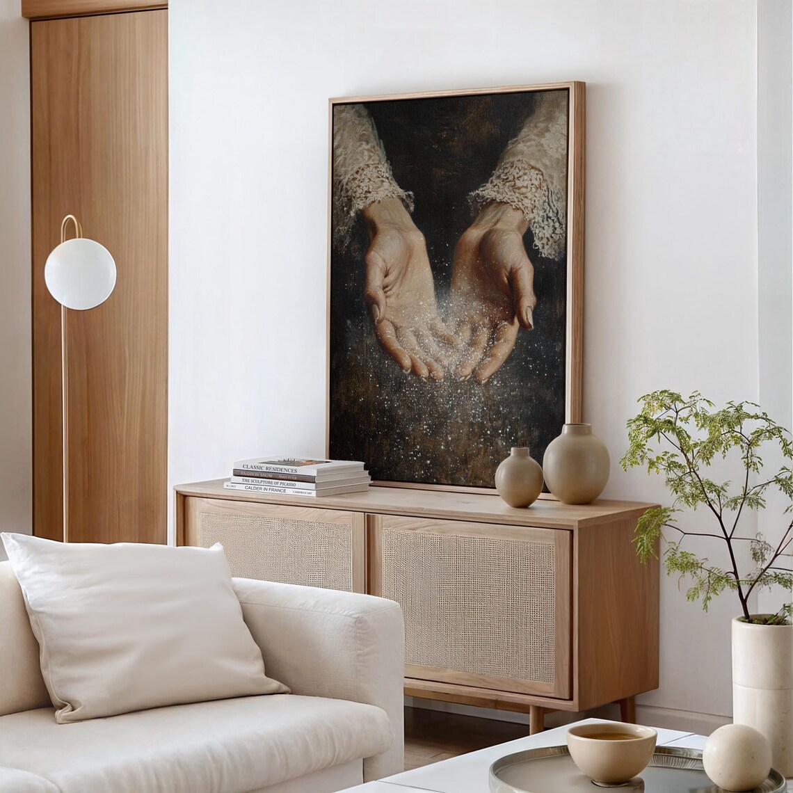 Sparkling Hands Art, Vintage Fantasy Wall Decor - Image 6