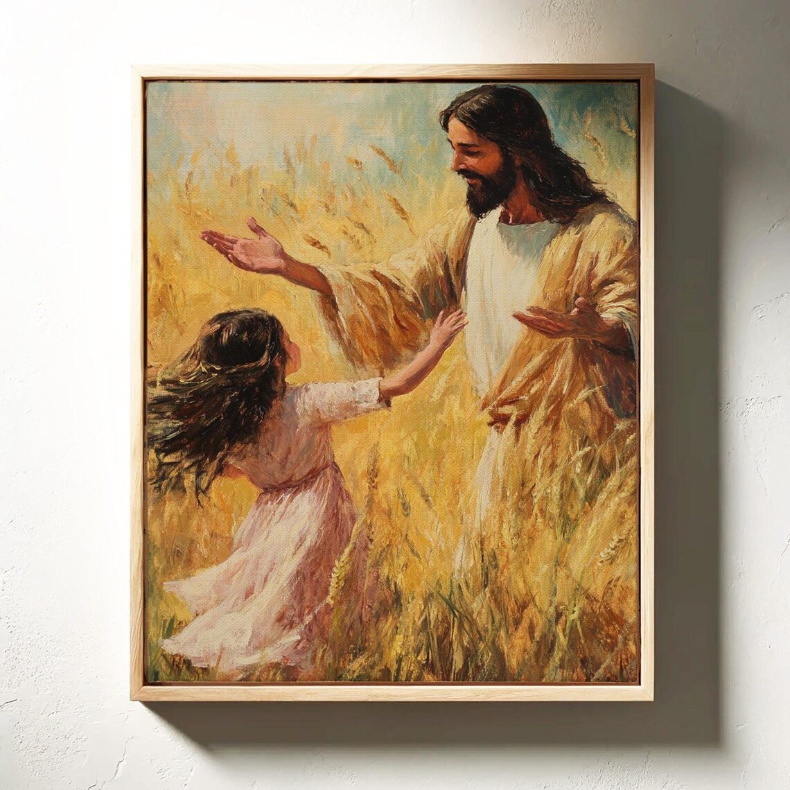 Jesus Welcoming A Child, Christian Faith and Love