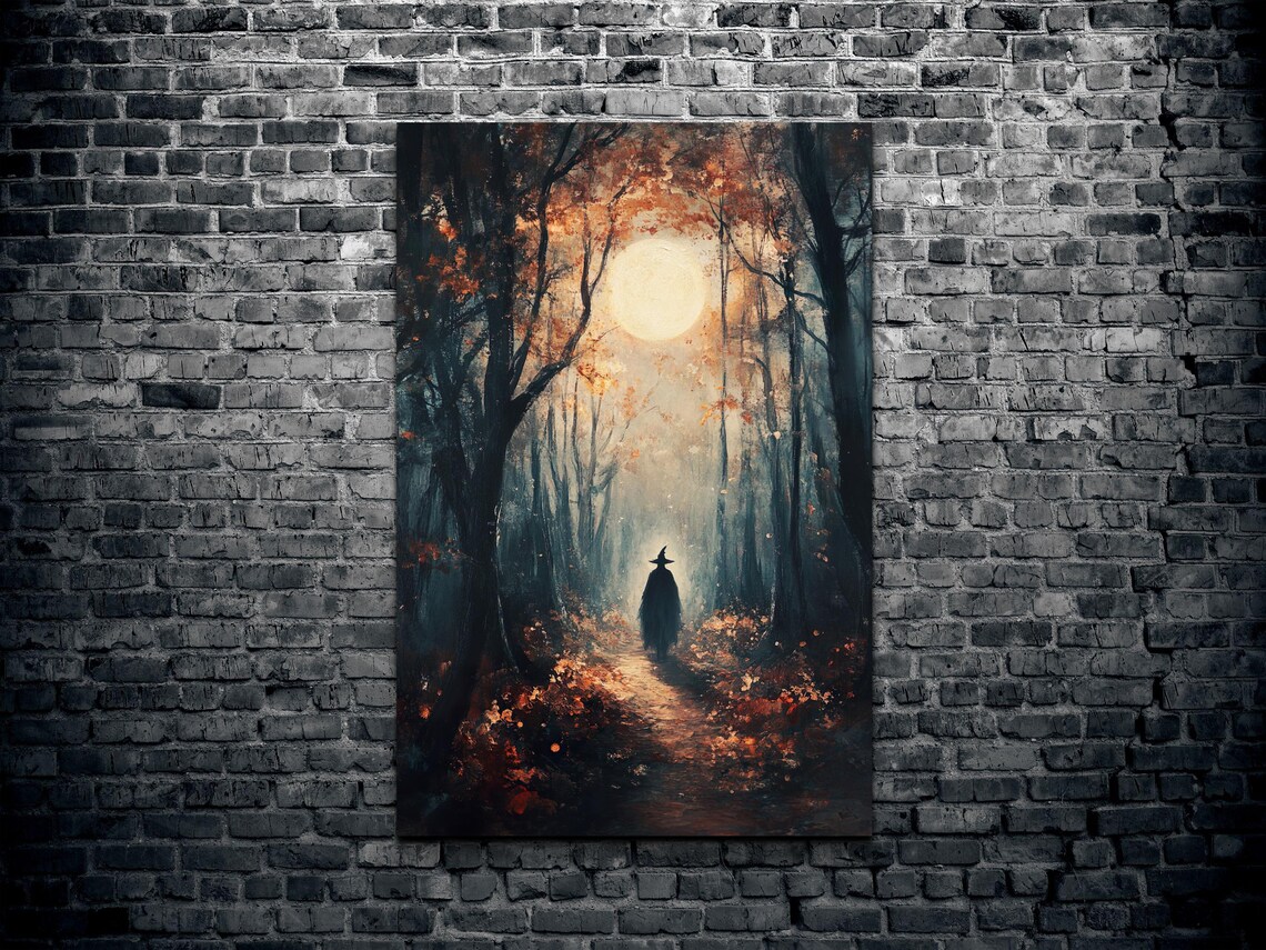 The Original Witch In Spooky Forest, Halloween - Image 2
