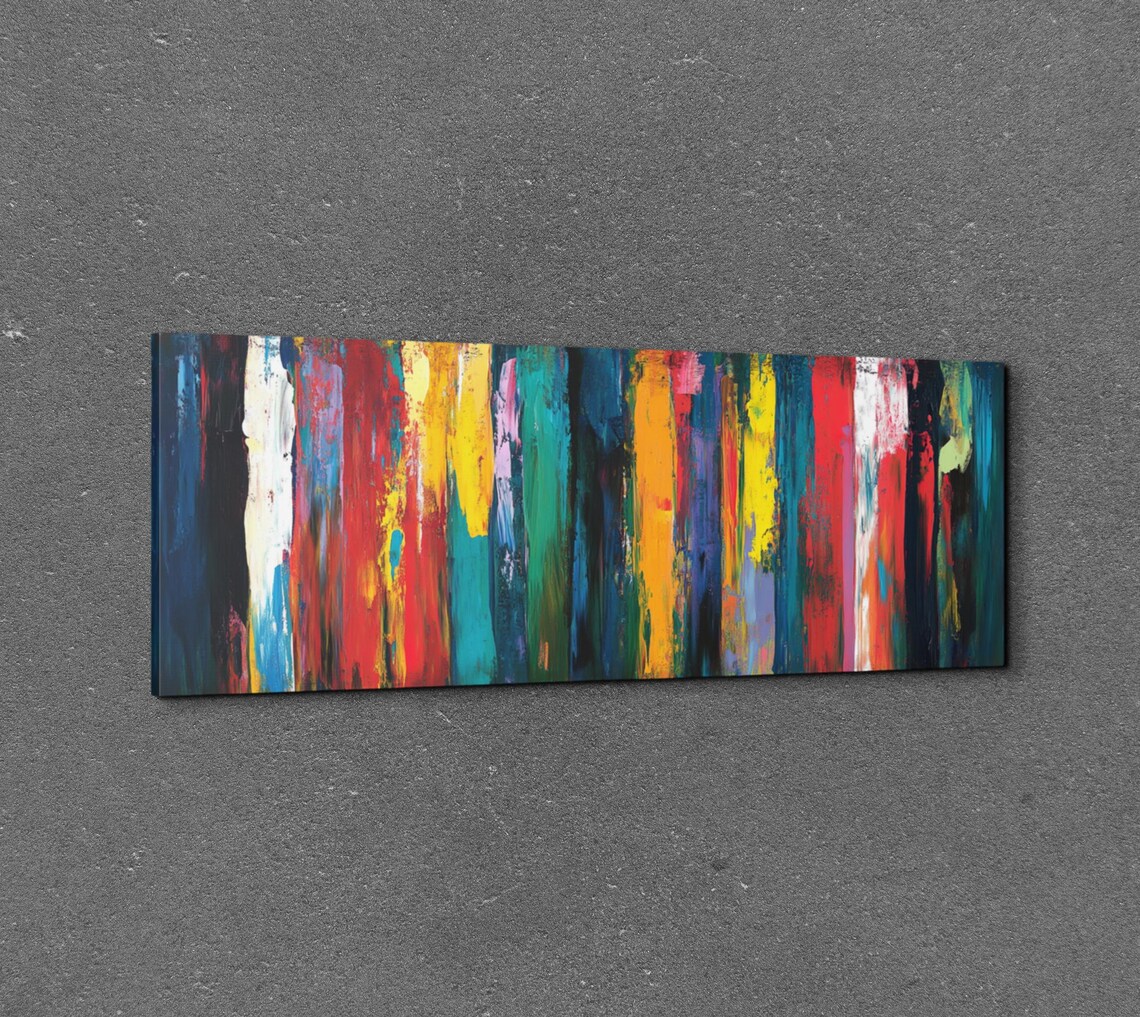 Abstract Color Palate Landscape, Tranquil Panorama - Image 7