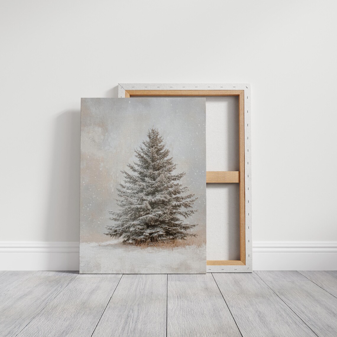 Snow Crusted Christmas Trees in the Forest - Image 6