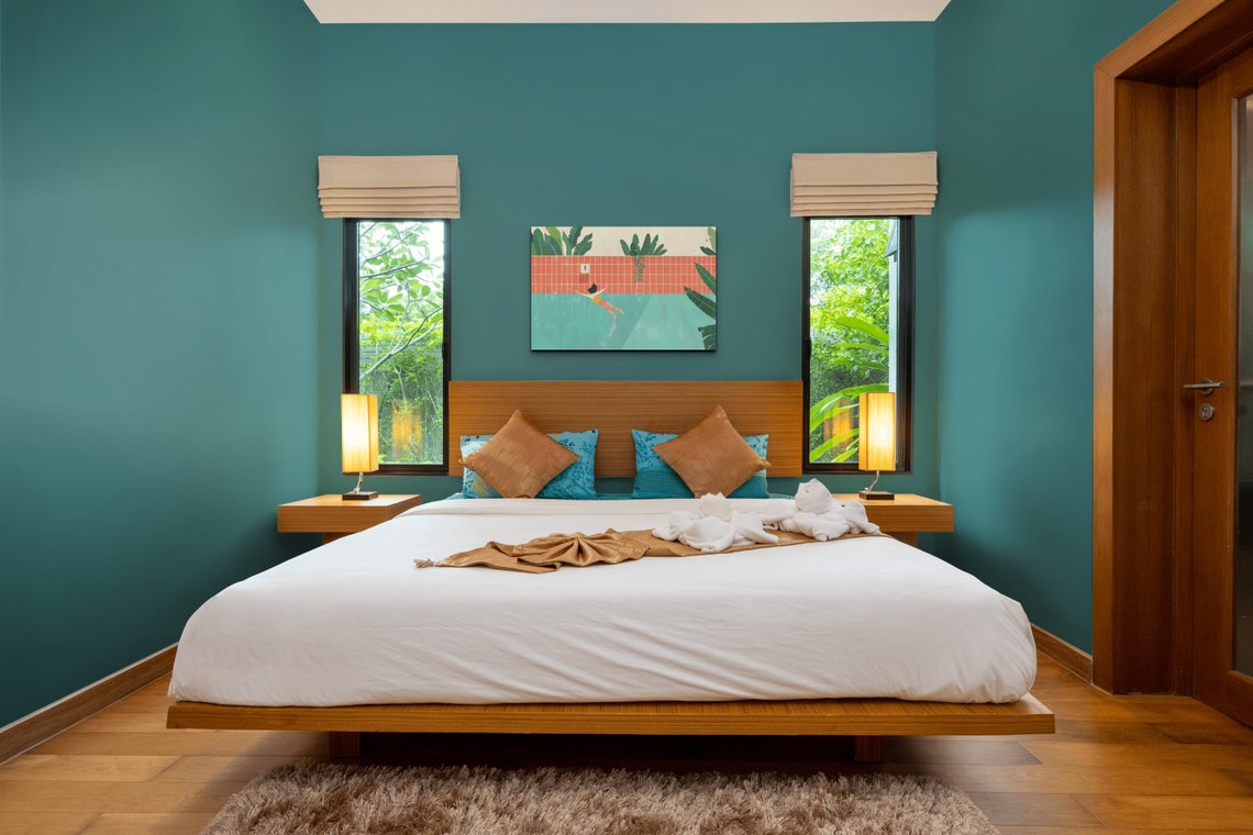 Minimalist Swimming Pool Ready To Hang Wall Art - Image 5