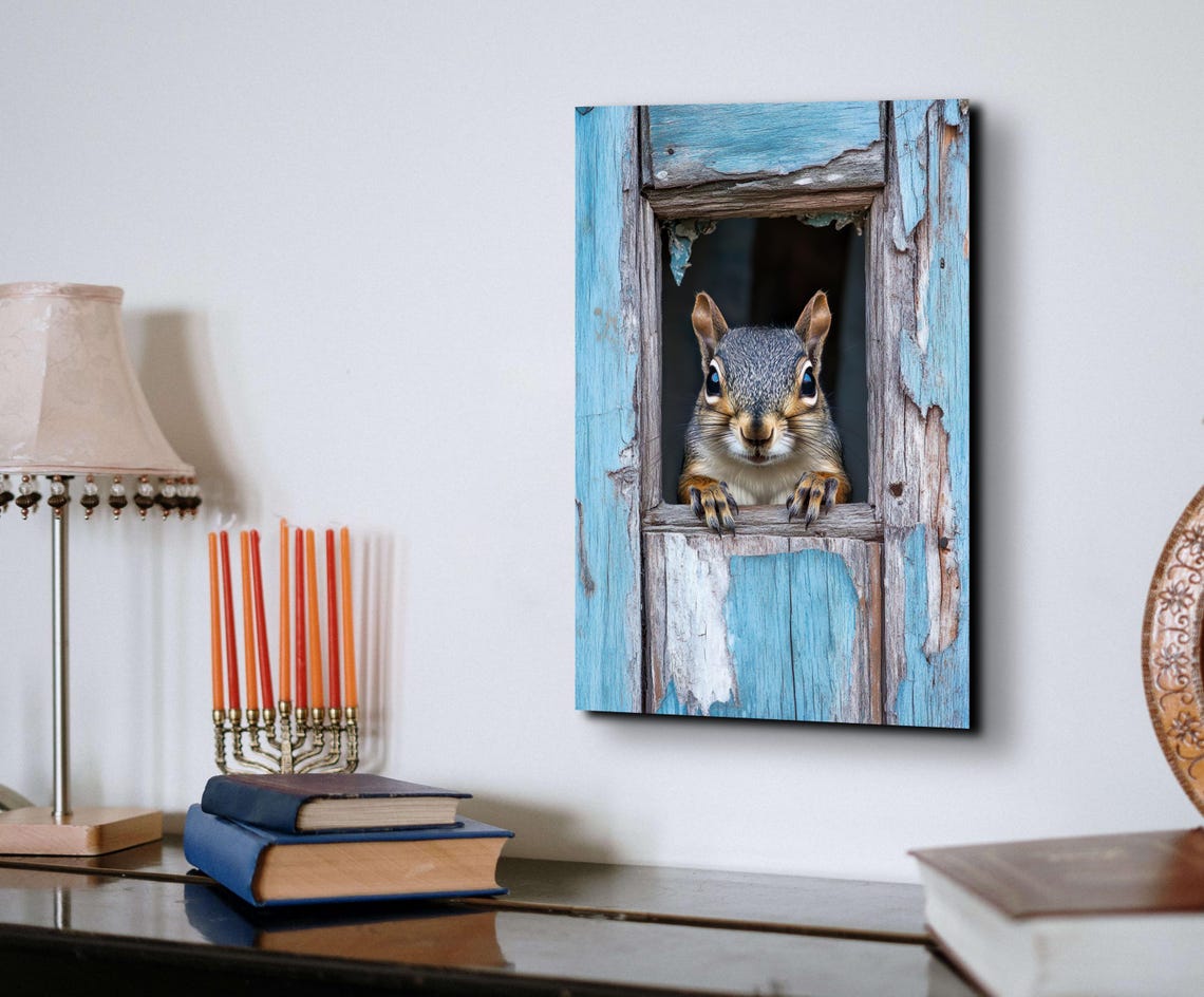 Farmhouse Squirrel In Barn, Home Decor - Image 3