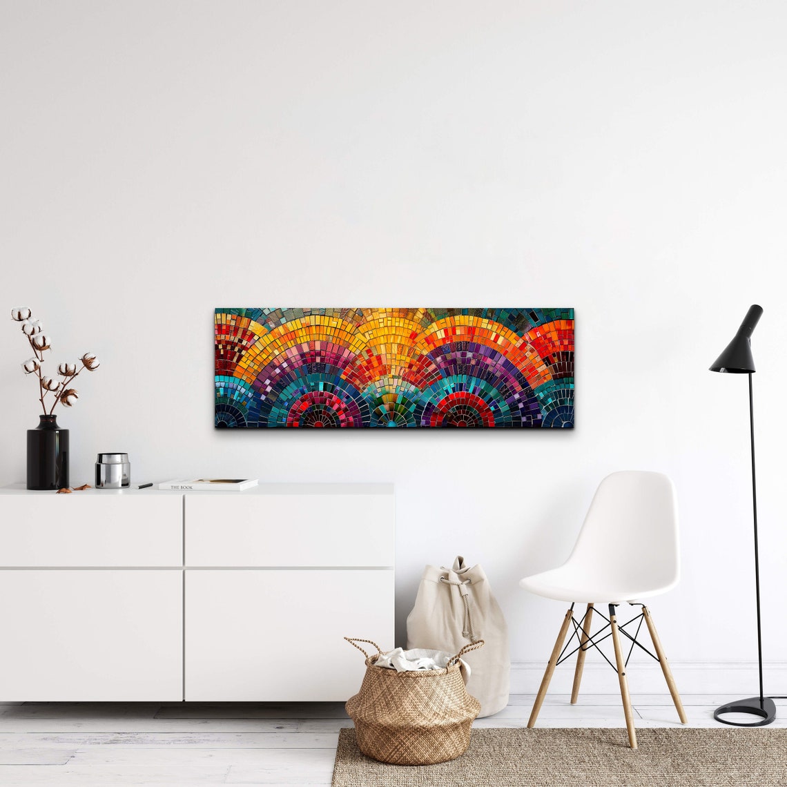 Mosaic Stained Glass Styled Art Print - Image 7