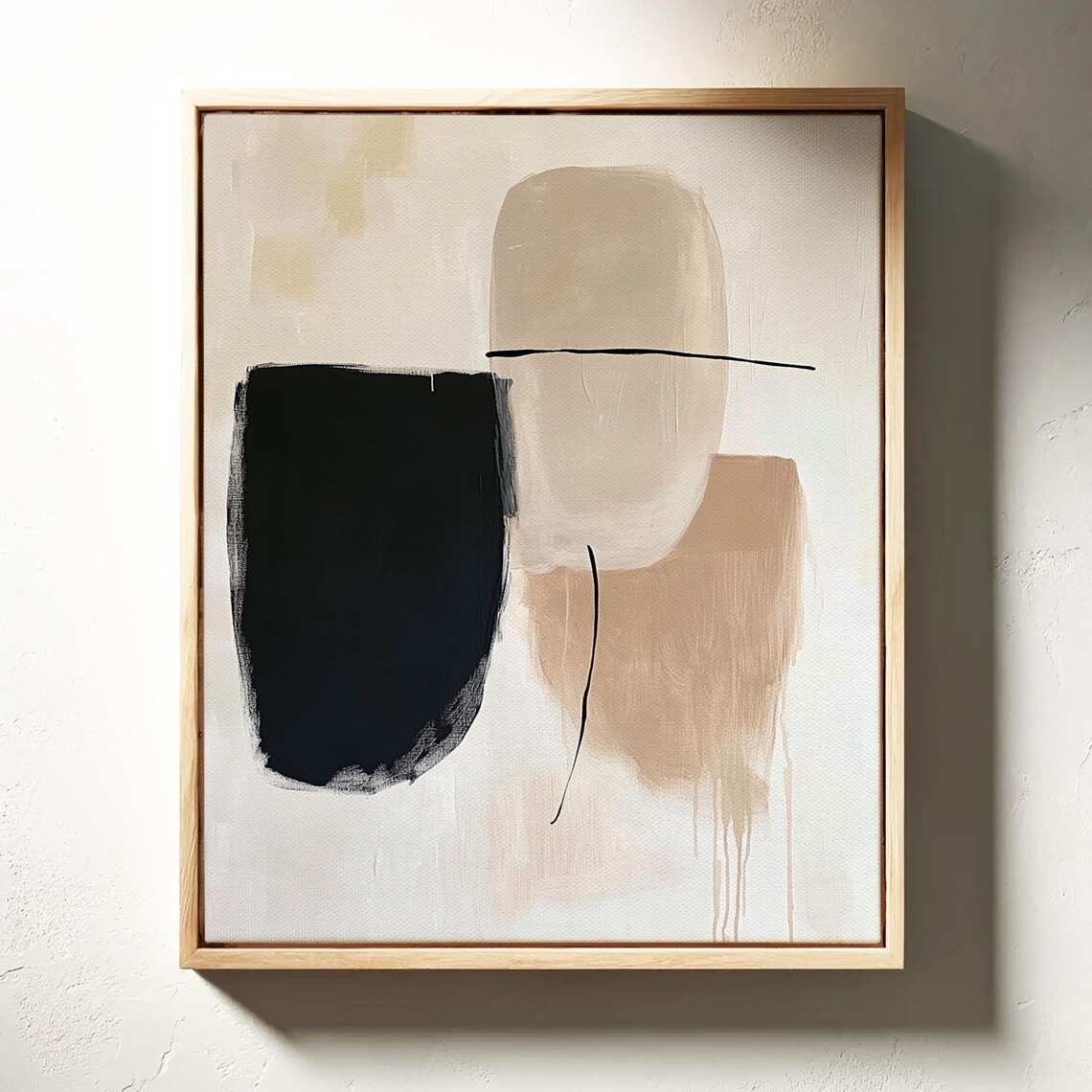 Minimalist Abstract Art, Modern Geometric Wall Decor - Image 4