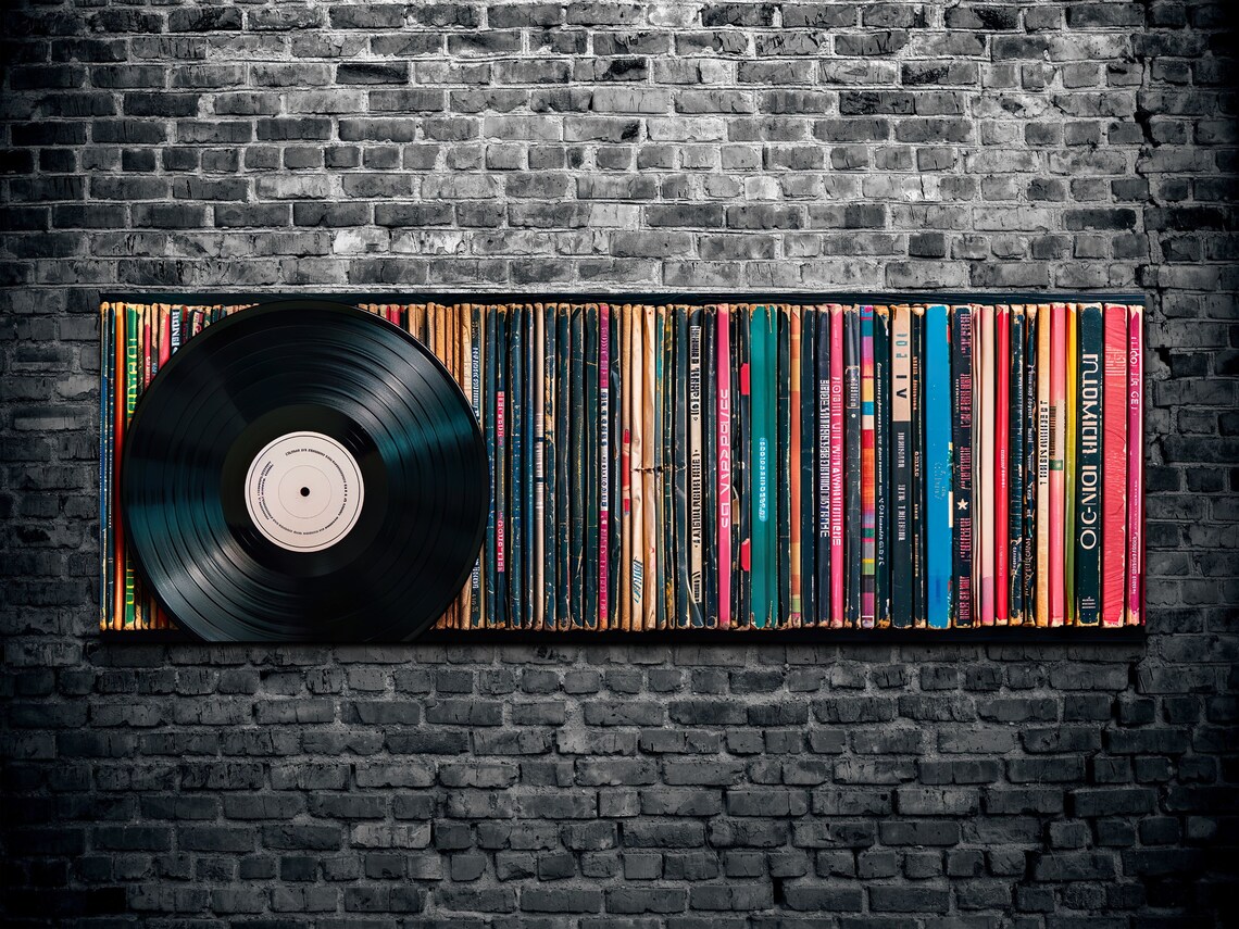 Record In Library, Panoramic Wall Art Print - Image 2