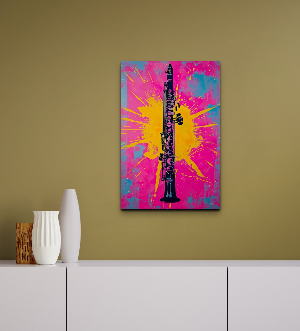 Pop Art Clarinet Art Print - Image 7