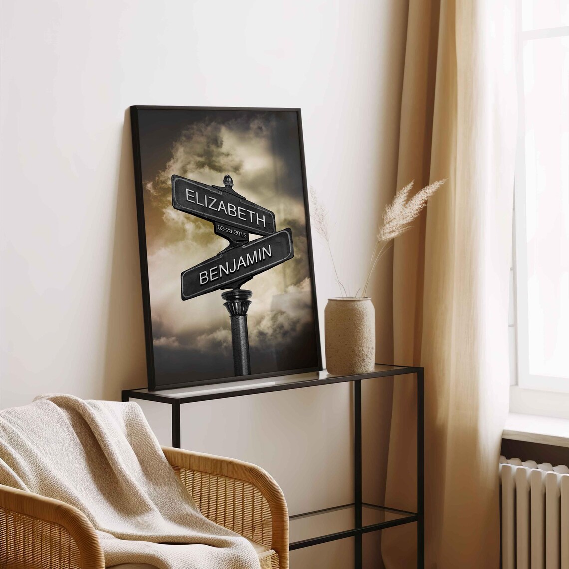 Personalized Street Sign Art, Custom Name Gift - Image 2