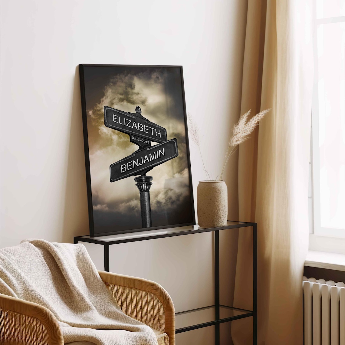 Unique Couple Personalized Street Sign, Anniversary Gift - Image 2