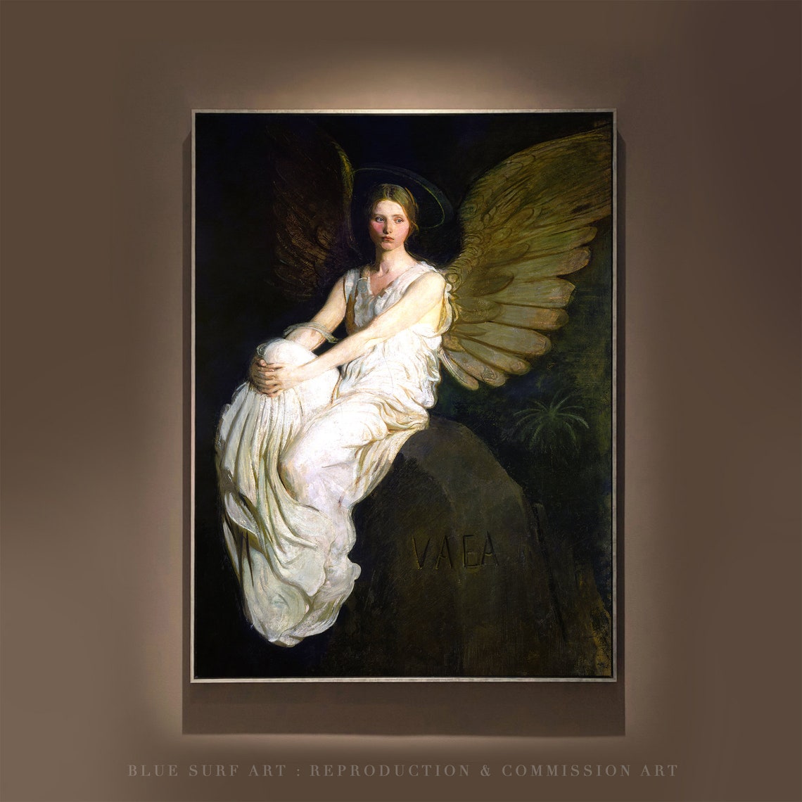 Abbott Thayer Stevenson Memorial 1903 Angel Wings Tribute Poster