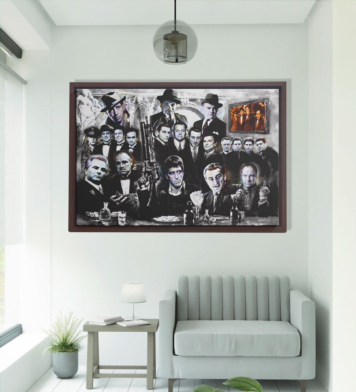 Gangsters Old Movie, Man Cave Decor - Image 3