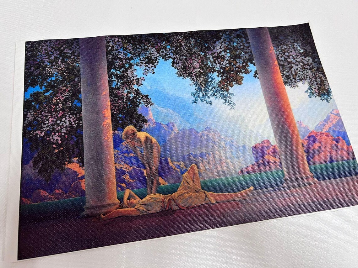 Maxfield Parrish Daybreak, Mythological Wall Art - Image 4