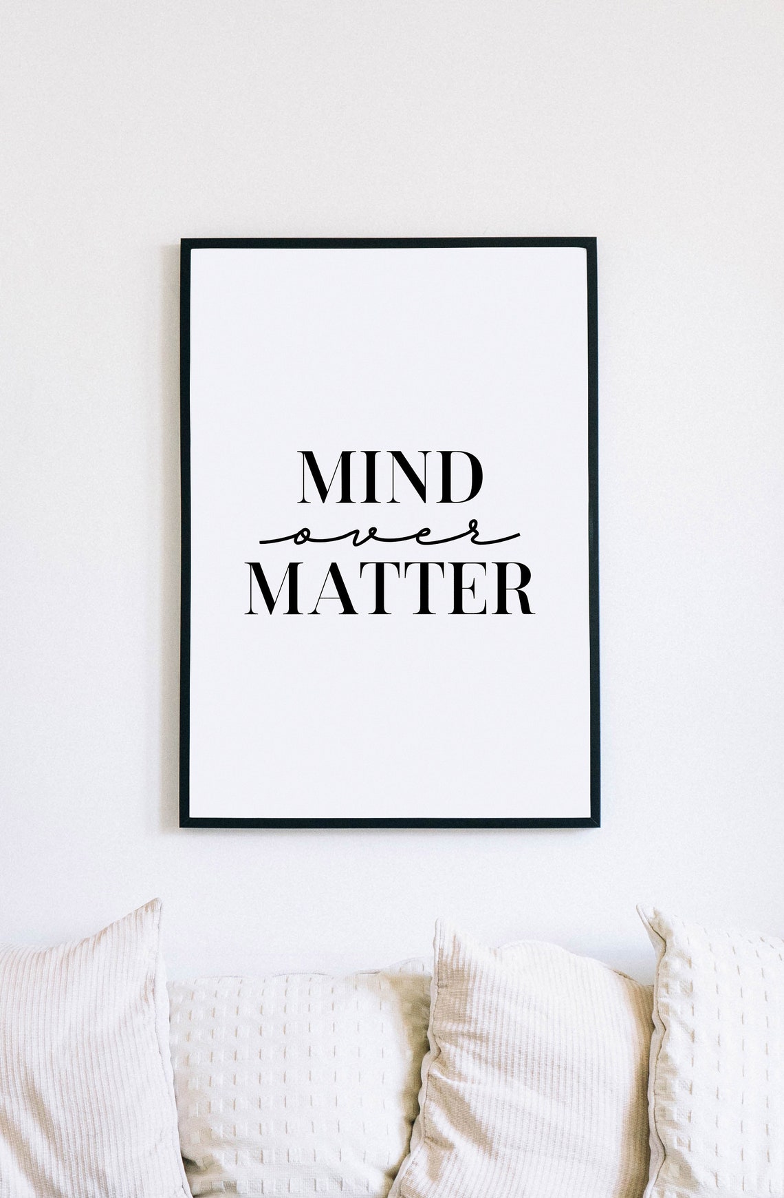 Courage Over Comfort Modern Motivational Typography Quote Poster - Image 2