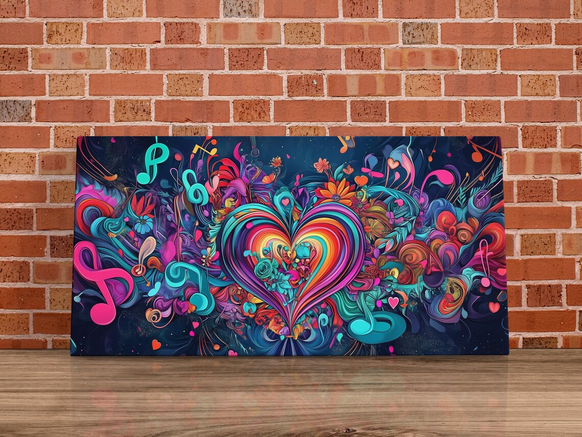 Romantic Melodies, Valentine's Day Wall Decor