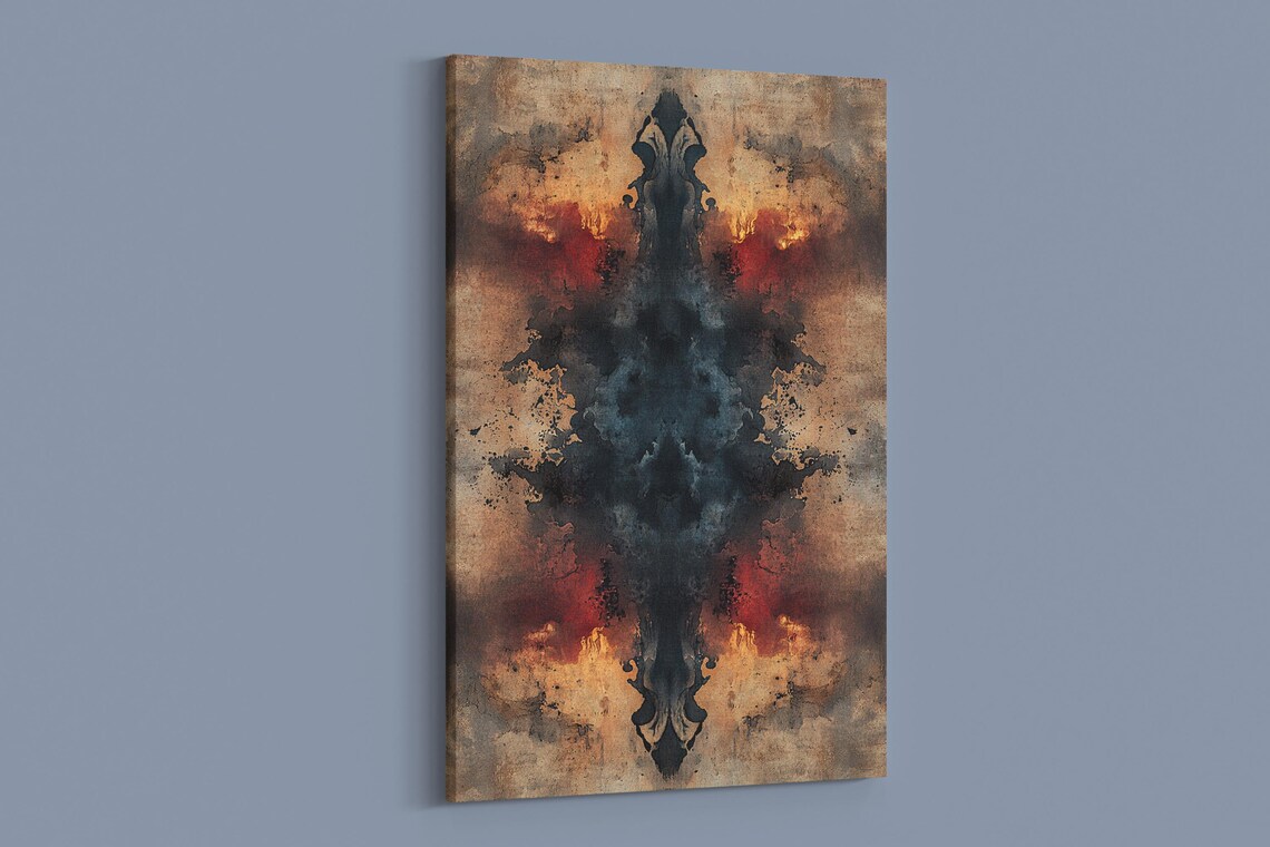 Rustic Red Ornamental Farmhouse Art Print