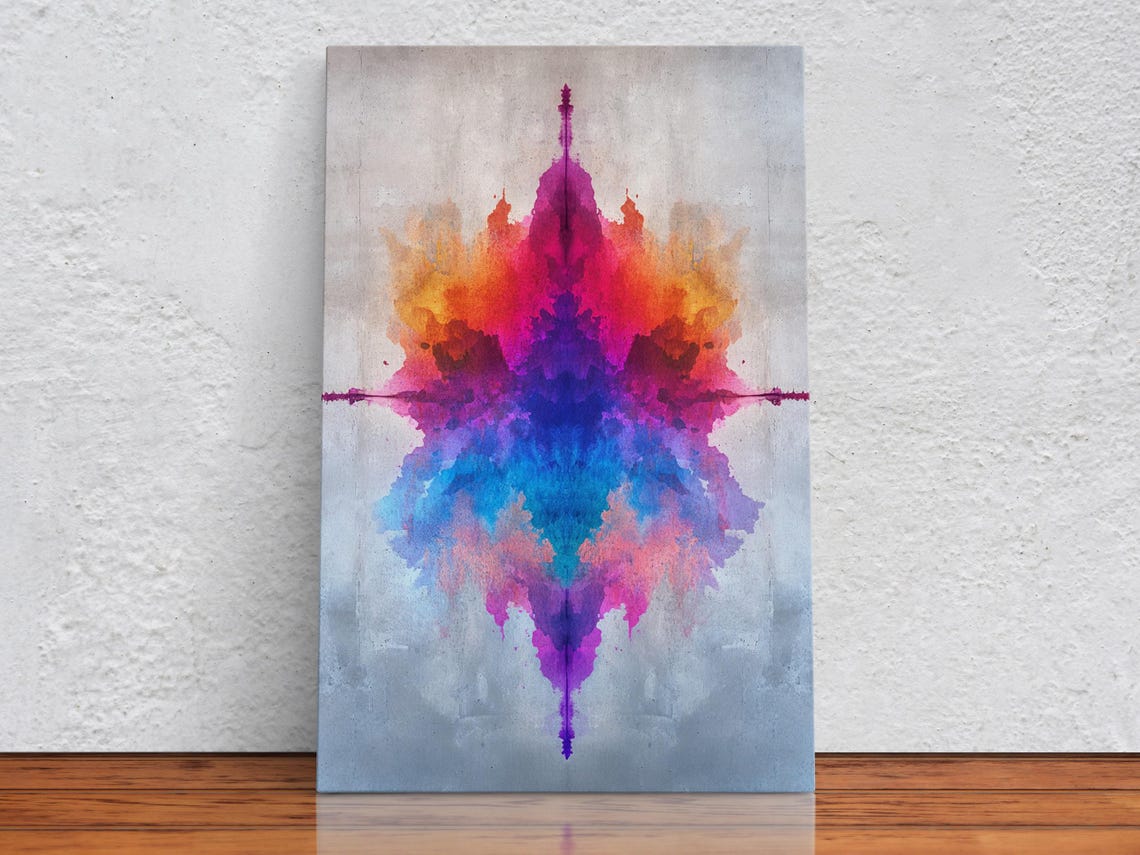 Vivid Abstract, Colorful Modern Art