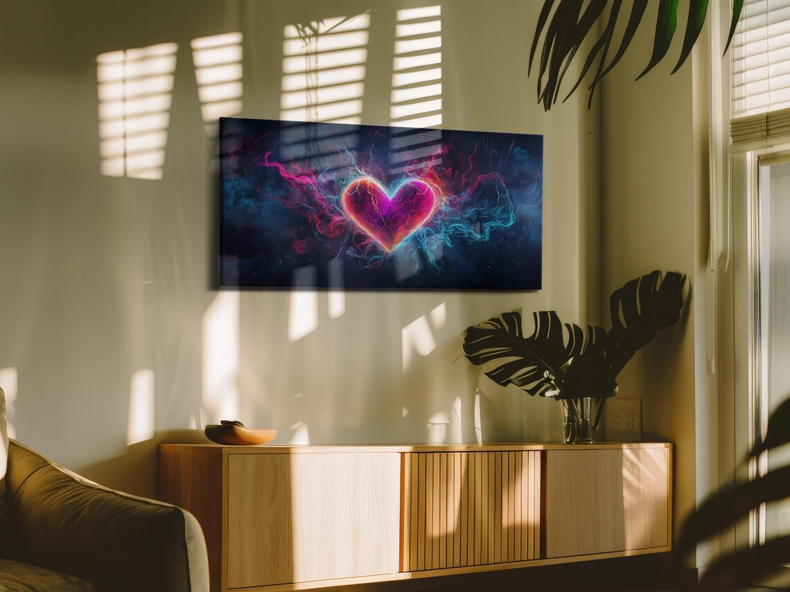 Artistic Heart Notes Valentine's Day Art Print - Image 3