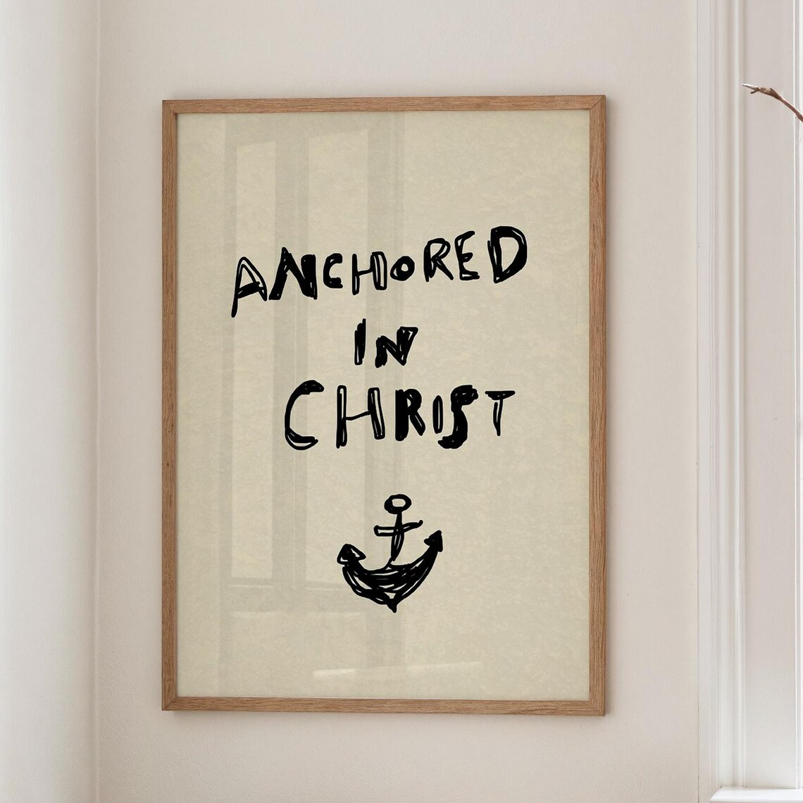 Anchored In Christ - Christian Nautical Decor