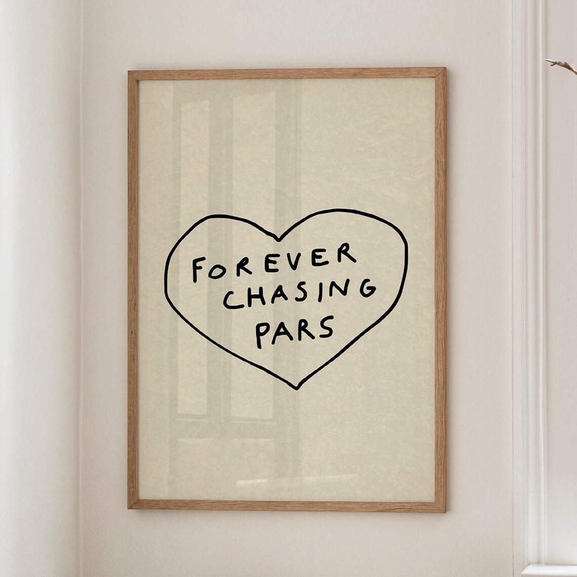 Funny Golf Girl Poster, Forever Chasing Pars
