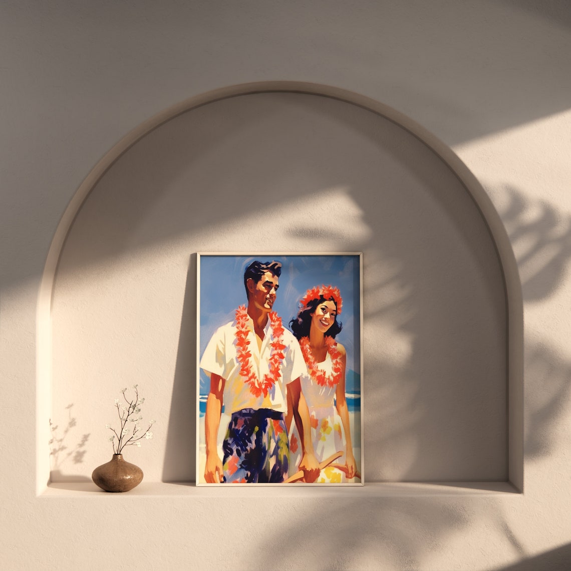 Vintage Hawaii Travel Poster 1950s Retro Hawaii Poster On Thick Matte Paper Hawaii Gift Ideas - Image 3