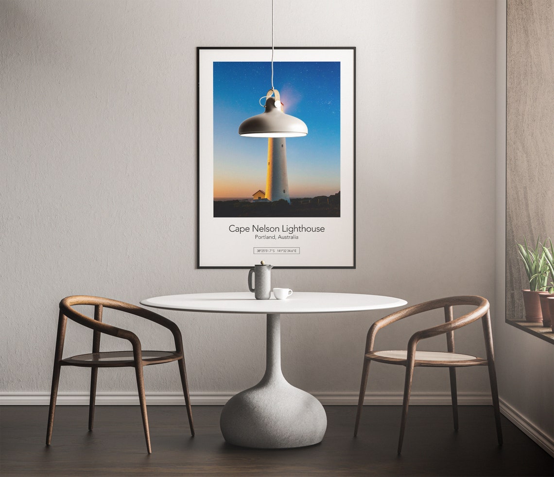 Cape Nelson Lighthouse Starry Night Portland Australia Photo Poster - Image 6