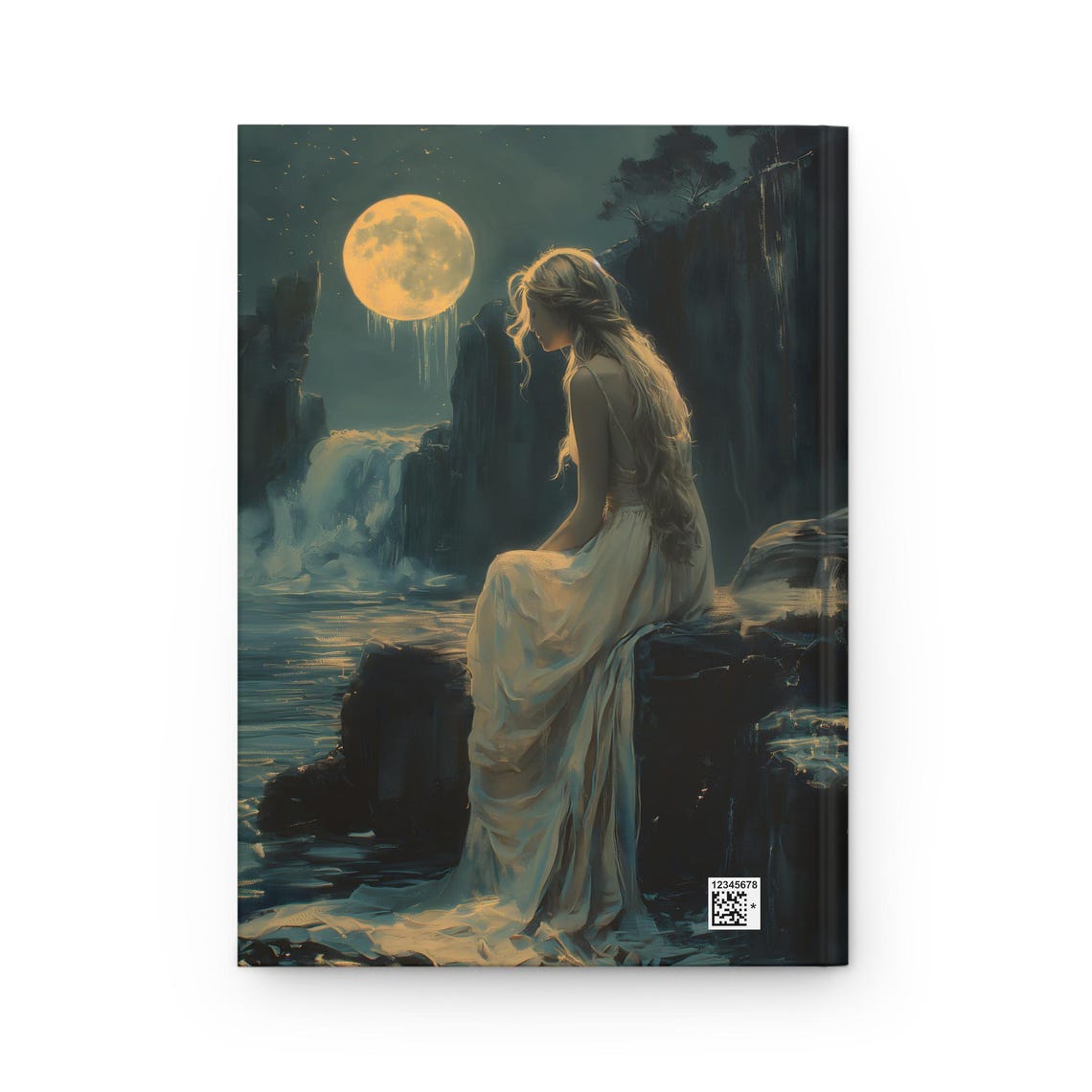 Selene Fullmoon Dark Academia Aesthetic Notebook Hardcover Journal Dark Decor Aesthetic Dark Cottagecore Gothic Notebook Gift Journal - Image 2