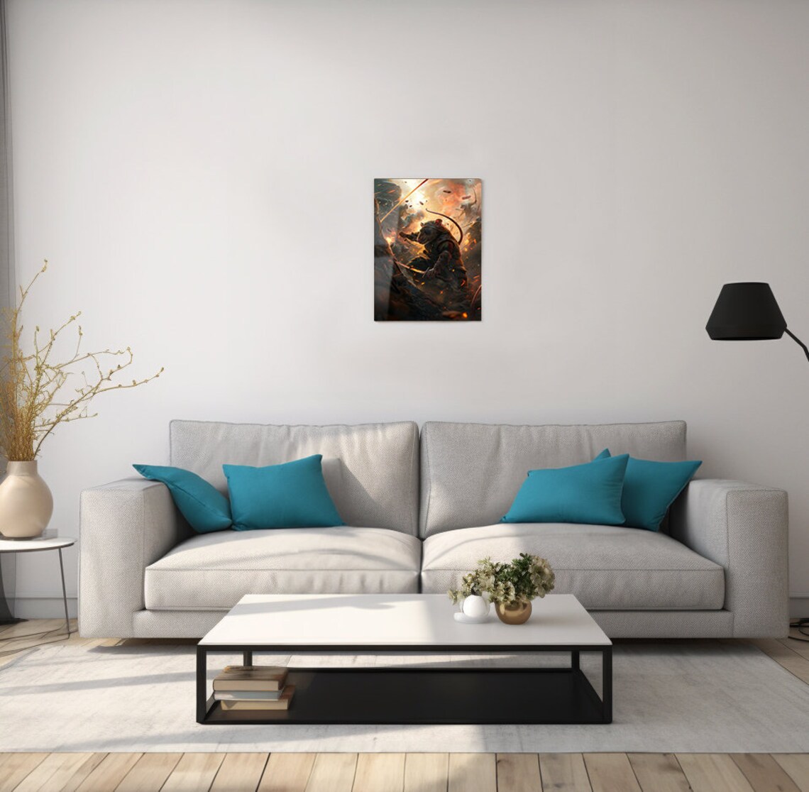 Scourge Metal Poster Wall Art Childrens Book Poster Wall Art Home Decor Mouse Fantasy Young Adult Action Poster Novel Rat 8x10 12x16 - Image 2