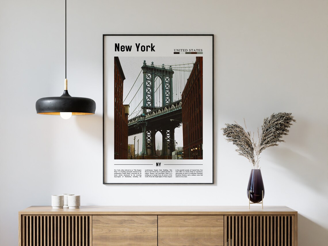 New York Travel Poster, New York Photo Print - Image 4
