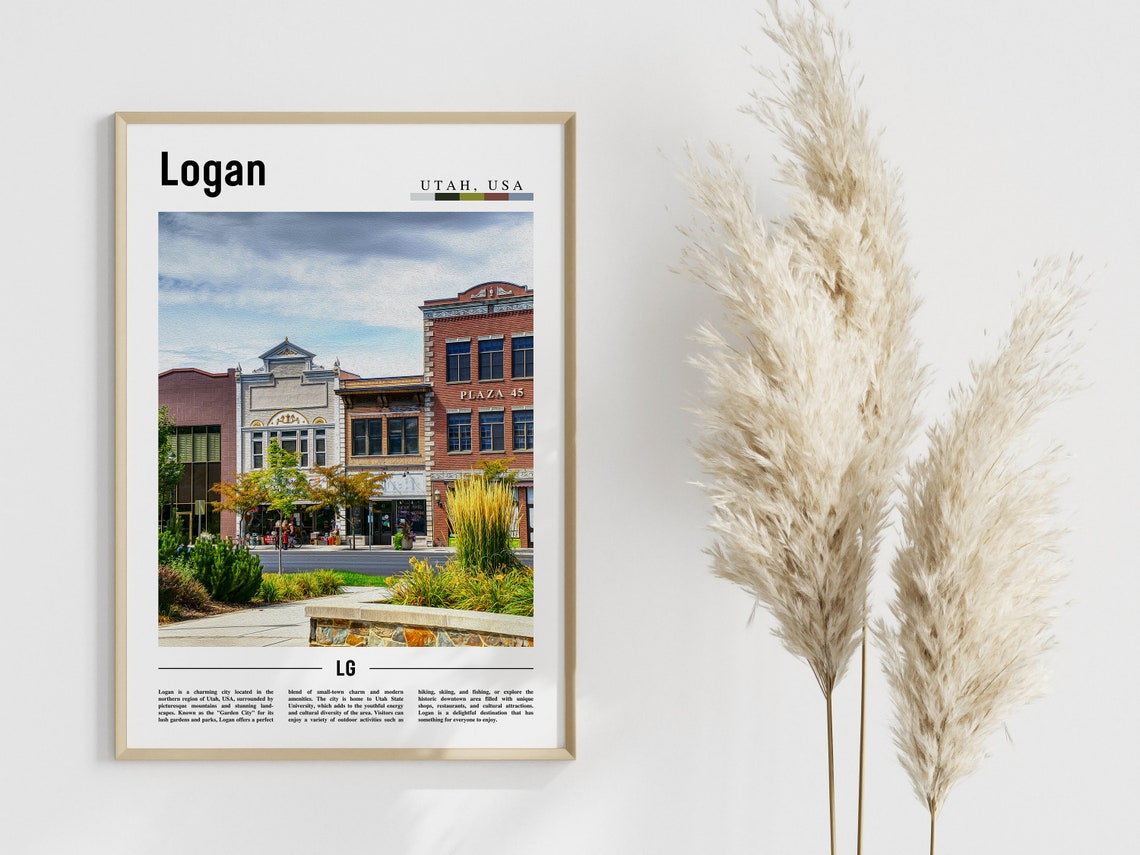 Logan Poster Logan Print Logan Wall Art United States Photo United States Poster United States Print - Image 3