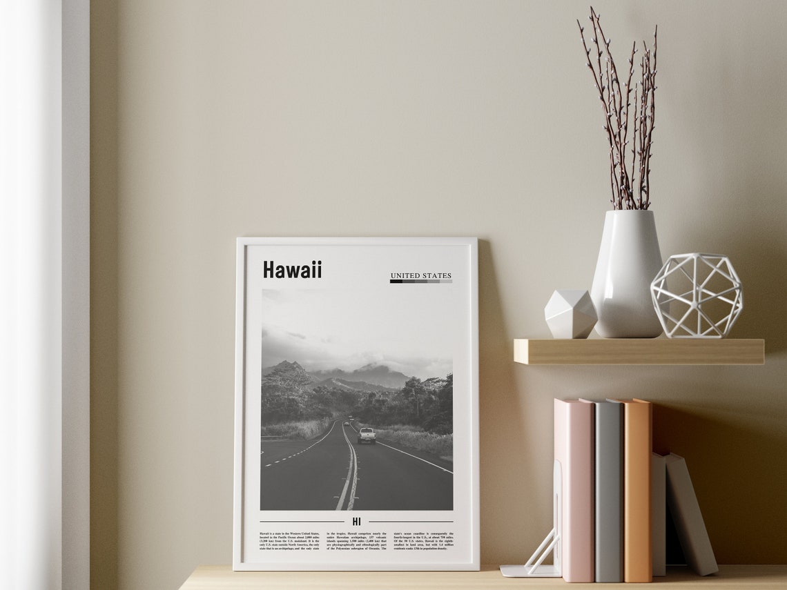 Hawaii Poster, Minimal Travel Poster - Image 3