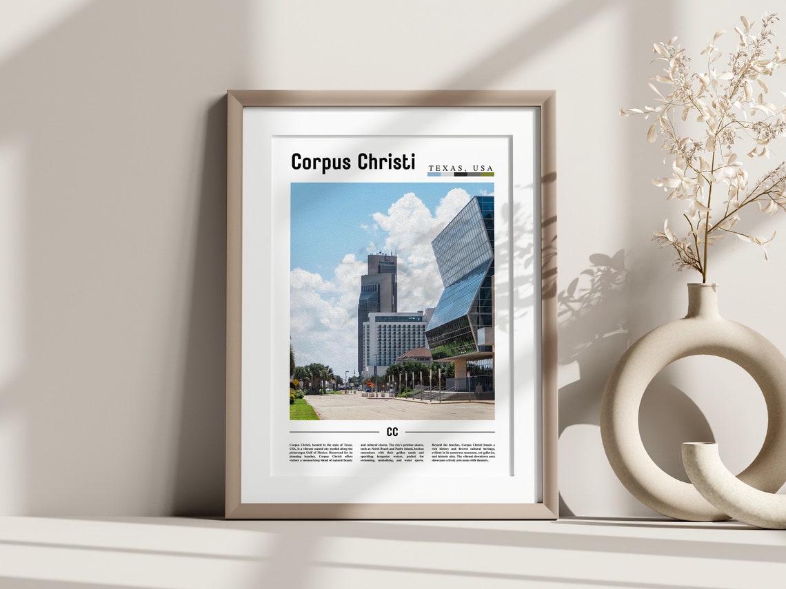 Corpus Christi Poster Corpus Christi Print Corpus Christi Wall Art United States Photo United States Poster United States Print - Image 3
