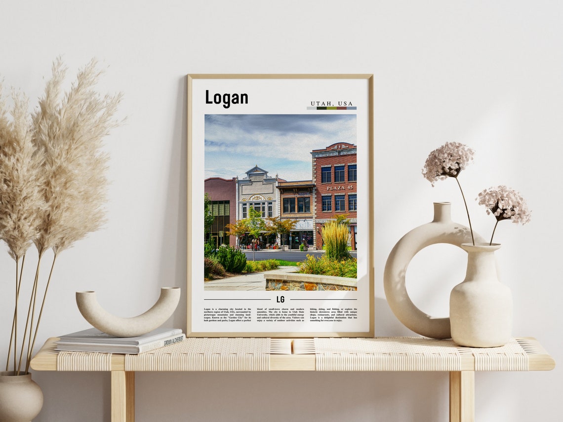 Logan Poster Logan Print Logan Wall Art United States Photo United States Poster United States Print - Image 5