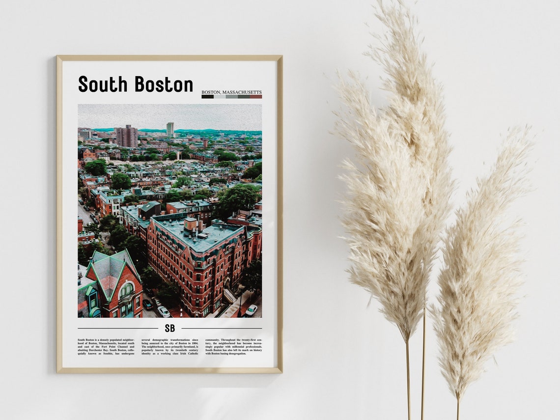 South Boston Poster South Boston Print South Boston Wall Art United States Photo United States Poster United States Print - Image 4