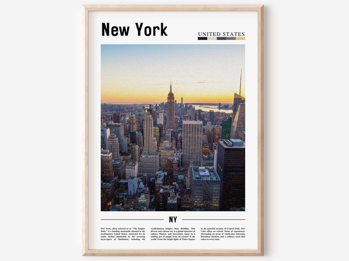 New York Poster New York Print New York Wall Art Ny Photo Ny Poster Ny Print New York Photo Travel Poster