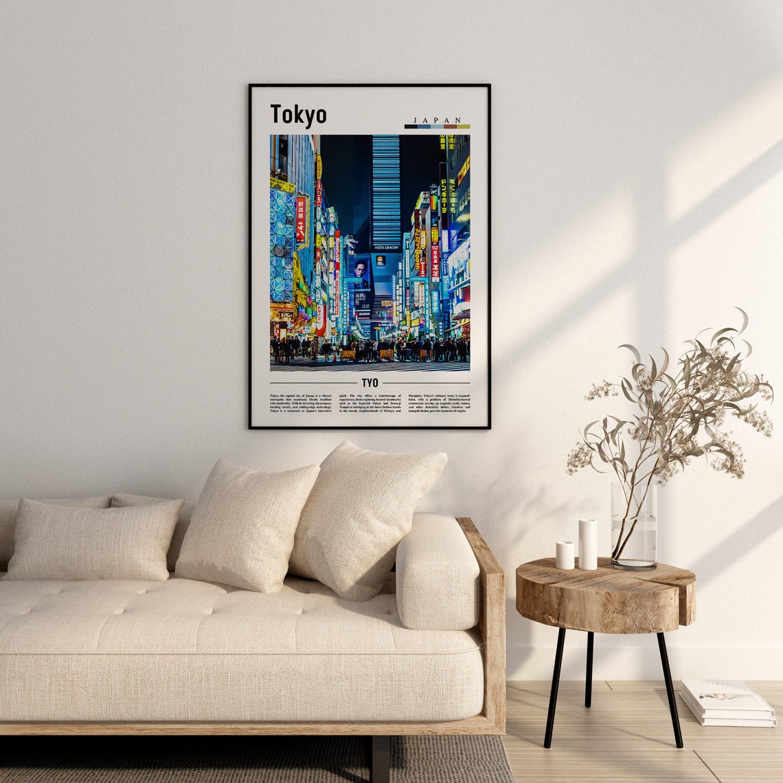 Tokyo Minimal Travel Poster - Image 2