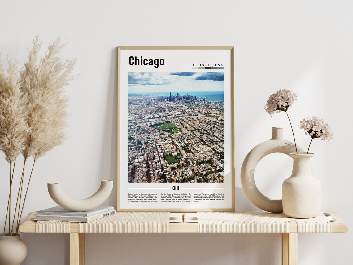 Chicago Print Chicago Poster Chicago Wall Art United States Photo United States Poster United States Print - Image 6