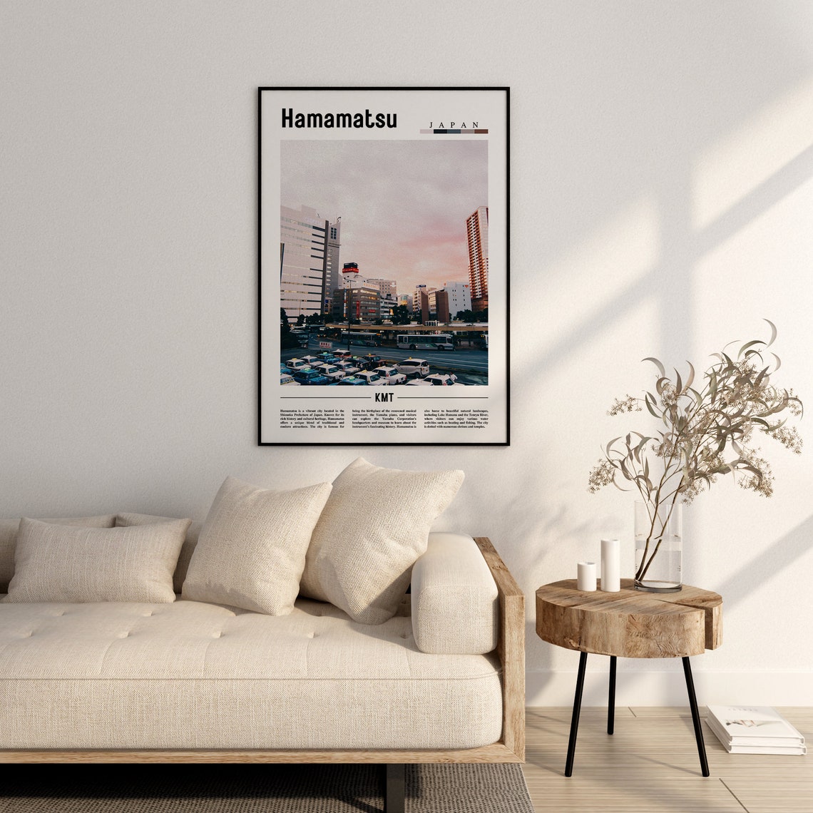Hamamatsu Poster Hamamatsu Print Hamamatsu Wall Art Asia Print Asia Poster Asia Photo Minimal Travel Poster - Image 2